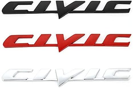 Модификатор Подходящ за Civic 3D Автомобилната Стикер Стикери Значка Емблема на Стикер Авто Размерите на Багажника Логото