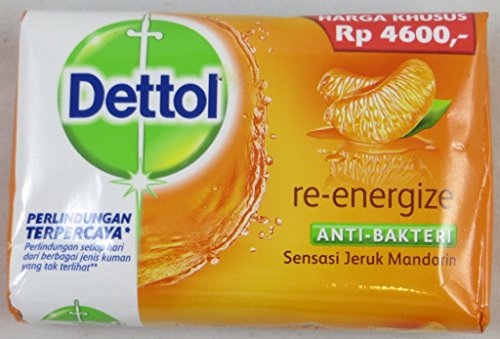 Антибактериален сапун Dettol, Re-Energize, 110 г / 3,9 oz (опаковка от 12 броя)