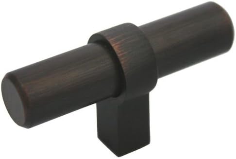 5 Pack - Cosmas 181ORB Oil Rubber Bronze Cabinet Handle Bar Pull Knob - 2-3/8 Long
