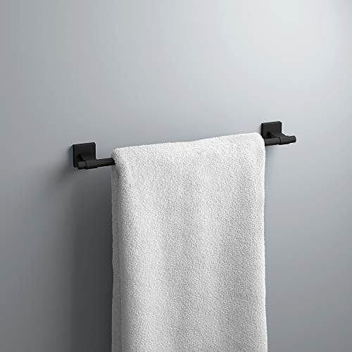Franklin Brass Maxted Towel Bar, Плосък Черен Държач За Кърпи За Баня, Аксесоари За Баня, MAX18-FB