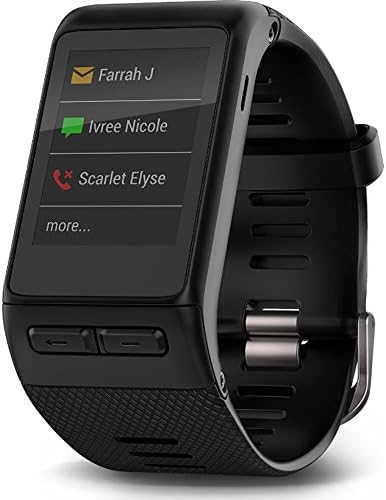 Garmin Vivoactive HR GPS Smart Watch, Regular fit - Черен, със зарядно кабел