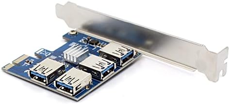 PCI Express PCIe от 1 до 4 PCI-E Странично Card USB Port Multiplier Карта за БТК Миньор