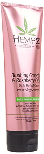 Hempz Hempz blushing grapefruit & raspberry крем color conserving herbal shampoo, 9.0 грам, унция 9