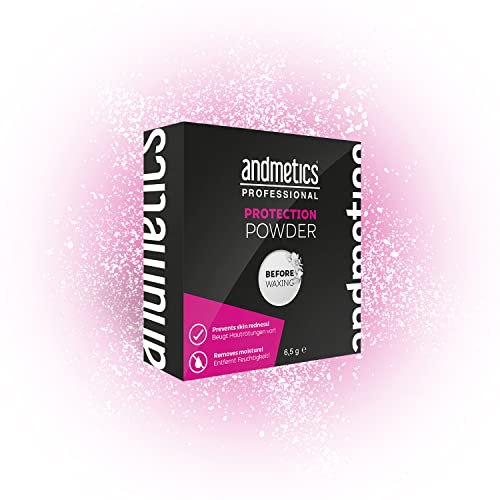andmetics Защита Powder 6.5 g - перфектна защита на кожата преди депиляцией кола маска - за повече от 60 приложения -