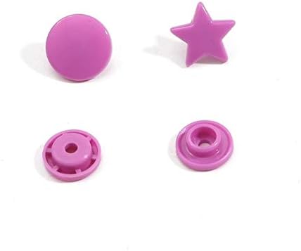 Chen-store Creative Star Shape Buttons T5 Plastic12mm Snap Fastener For Clothing Accessories Clothes ClipsPress Stud Buttons