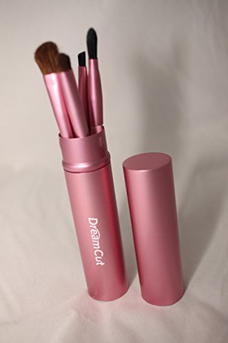 DreamCut Deluxe Makeup Brush Set - Професионален комплект за грим Тонален крем, прах Руж, Молив за очите (РОЗОВ)