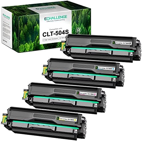 ECHALLENGE Съвместим тонер касета Заместител на Samsung 504 504S CLT-K504S CLT-504S CLT-M504S CLT-C504S CLT-Y504S за употреба със SL-C1860FW SL-C1810W CLP-415NW CLX-4195FW CLP-415N принтер (4 опаковане.)