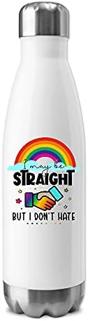 Аз мога да се натуралом, но аз не мразя Подкрепа на ЛГБТ гей-прайда Изолирано бутилка за вода, 20 грама