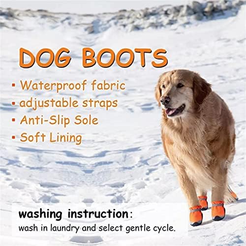 SHYPT Водоустойчив Обувки За Домашни Кучета Светлоотразителни Обувки за Кучета за Спорт и Планински Носимые PVC Подметки