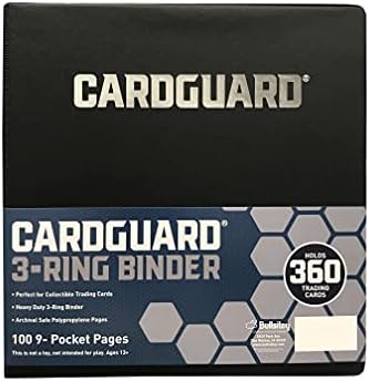 CardGuard Premium 3-Ring 3 Card Биндер, включително 100 стартови серия 9-покет страници