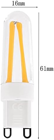 RZL LED Светлини Led Corn Bulb Фокус Лампа G9 LED Silicone Crystal Lamp Dimmable 2W 3W 4W 5W AC110V 220V Cool/Warm Lighting