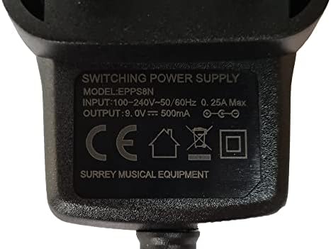 Подмяна на захранващ блок за BELCAT FUZ-510 R-Полицай Effects Pedal Adapter UK 9V