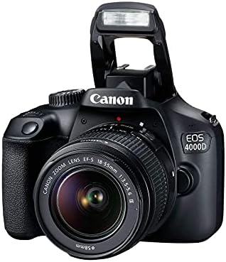 Canon EOS 4000D / Rebel T100 DSLR камера с обектив 18-55 mm + Творчески Набор от филтри, чанта за фотоапарат EOS + карта
