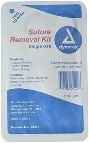 Комплект за отстраняване на шевове Dynarex-4521, стерилна - 1 парче