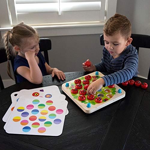 Fat Brain Toys Ladybug's Garden Memory Game Игра за деца на възраст от 3 до 4 години