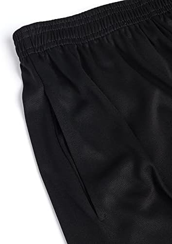 Black Bear Boys' Active Shorts – 4 Пакет Performance Dry-Fit Атлетик Solid Shorts (Big Boy)