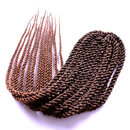 22-инчов 3D Кубичен Обрат Плетене на една Кука Афро Плитки Сплит Синтетичен Омбре Хавана Мамбо Сенегальский Обрат косата