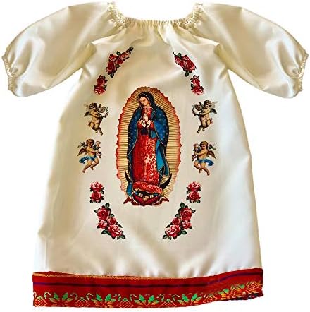 rrhss Virgen Maria Рокля за Малки Момичета,Virgen de Guadalupe Рокля,Ежедневното Вышитое Рокля