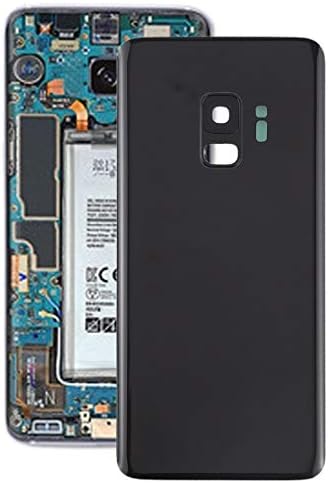 Задната част на кутията на батерията XIAOMIN с обектива на камерата за смяна на Galaxy S9 (цвят : черен)