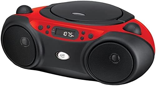 Gpx Sporty CD и радио Boombox (червен), (опаковка от 3 броя)