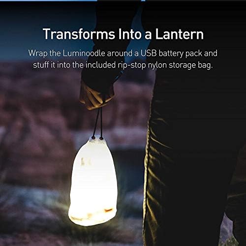 ZHIYU New LED Light Въже - USB Powered Outdoor LED String + Къмпинг Фенер - Водоустойчив осветление за Палатки, походи,