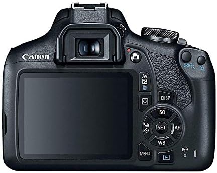 Canon EOS 2000D / Rebel T7 Цифров slr фотоапарат w/ 18-55 мм DC III обектив (черен) + Pixi Pro Пакет