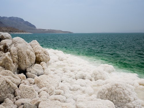 Премьерная Сол от Мъртво море от Израел, Истински Чиста Органична Луксозна Сол Тайни от Мъртво море само с Успокояващо