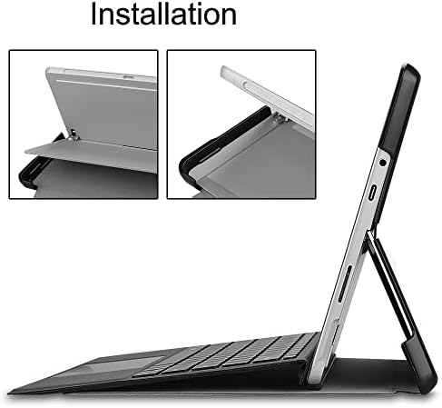 LVSHANG Case for Microsoft Surface Surface Go2/Go 2020 Case 10 Inch, Slim Tri-Fold Stand Smart Case,Multi - Ъгли на видимост