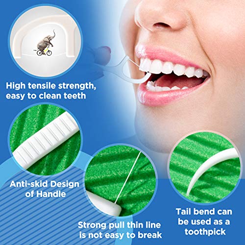Конец за зъби Избира Висока Глад клечки за Зъби Пръчки,Професионални Чисти клечки за Зъби Избира,Без Мирис за Еднократна