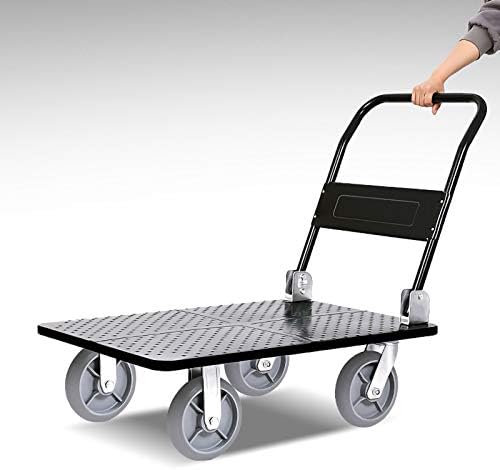 Кошница за пазаруване BKWJ, сгъване сгущенный плосък автомобил стоманена плоча, количката за пазаруване, преносима количка