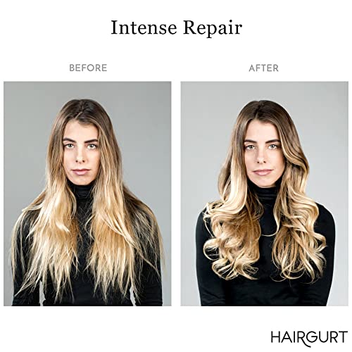 Hairgurt Intense Repair Yogurt Hair Mask - Бадеми-Мед - Натурален Грижа за косата, Средство за сухи, повредени, къдрава коса и растежа на Косата-6 грама
