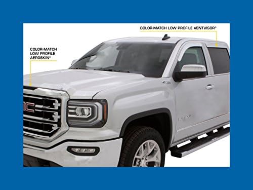 Auto Ventshade AVS 322096-Z1 Color Match Aeroskin Flush Mount Hood Protector for 2015-2020 Ford F-150, Oxford White