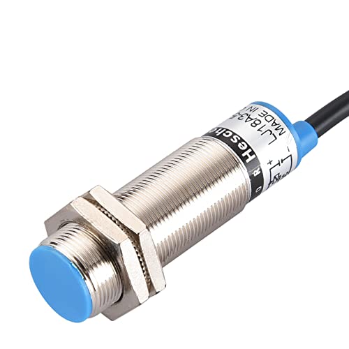 Heschen M18 Индуктивен Сензор за близост Преминете Щит Тип LJ18A3-5-Z/BX Детектор 5 мм, 10-30VDC 200mA NPN нормално отворен(NO)