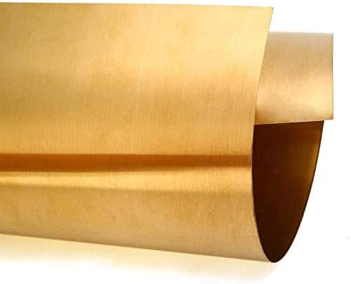 YIWANGO Месинг метален тънък лист Фолио Табела чист меден лист (размер : 0.1mmx20mm)