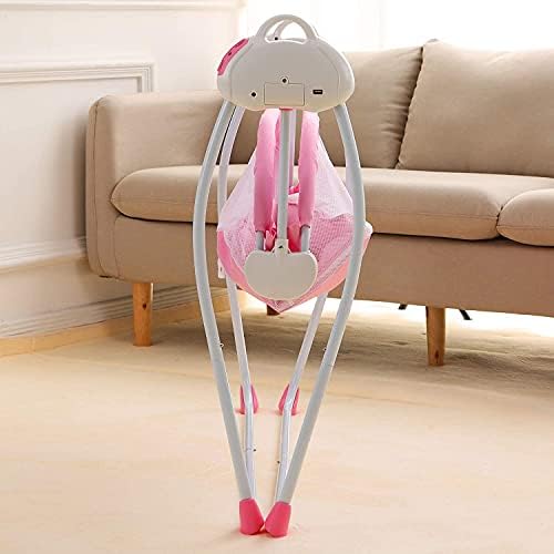 MingrXieh Люлка Baby Swing 3 Speed Electric Stand Crib Auto Люлка Bed Chair with Remote Control Бебе Musical Sleeping