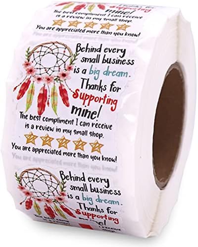 Minilabel 48 Thank You Oval Seal Labels, Stickers for Envelopes, Gifts, Cards