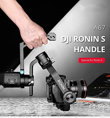 Алуминиева Сплав Handy Sling Hand Grip Handle for Ronin S SC Gimbal Neck Ring Mounting Handheld Camera Stabilizer Accessories Extension Connect LED Light Monitor Microphone (за Ronin S)