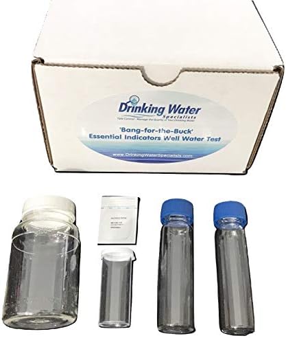 Bang-for-the-Buck Essential Indicators Well Water Test | Well Water Test Kit | Бактерии, метали, неорганични вещества,