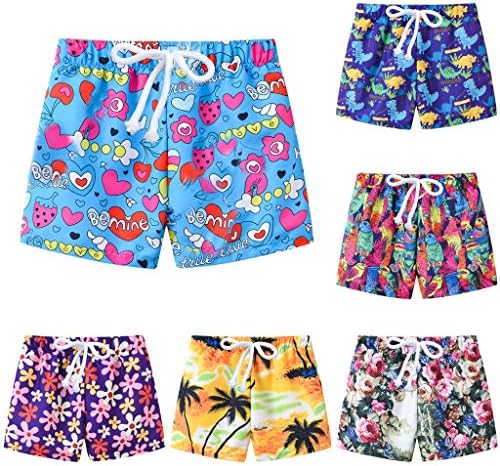 Шорти за плуване за малки момчета, Топене, От 1 до 6 години, бебешки Летни Плажни Панталони с принтом, Ежедневни Облекла