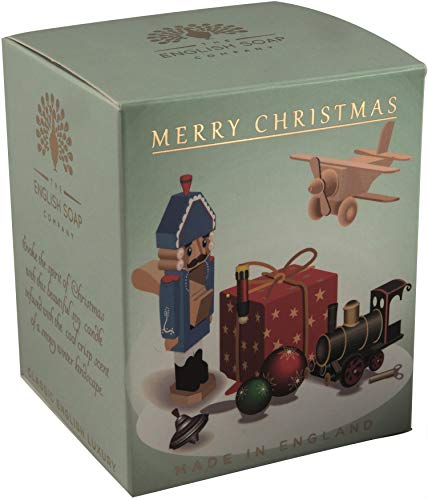 Английска сапунена компанията - Чиста соево Коледна свещ - Стари играчки (170 гр)