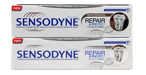 Sensodyne Repair and Protect Избелваща паста за зъби [Опаковка от 2 части]