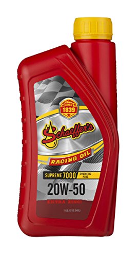 Schaeffer Manufacturing Co. 9001-012 Supreme 9000 Full Synthetic Racing Engine Oil 5W-50, 1-литровата бутилка (опаковка