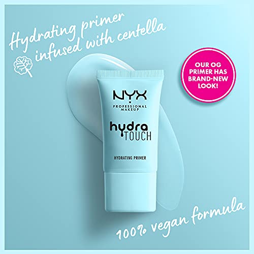 NYX PROFESSIONAL MAKEUP Hydra Touch Хидратиращ Грунд, Вегетариански Грунд за лице (опаковка може да варира)