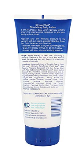 Stream2Sea Vitamin E Body Лосион - Подхранва и защитава кожата от излагане на слънце и Сухо време - Squalane Infused All