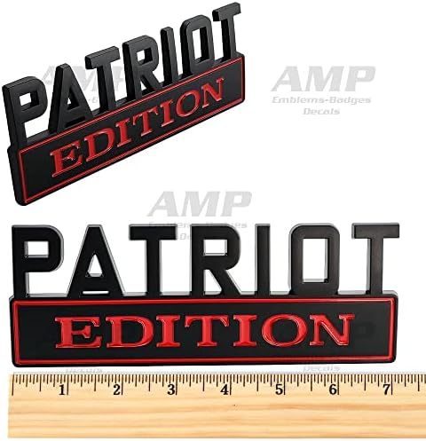 1 бр -Голям - Patriot Edition Емблемата на Стикер на Иконата Иконата, за тези, които енергично подкрепя страната си