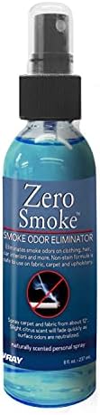 Jenray Smoke Zero Odor Eliminator Спрей, 8 унции - премахва пури, цигари, миризми, дим, както и на мухъл, хранителни миризми