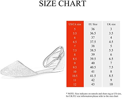 DREAM PAIRS Flapointed Women 's Casual D' Orsay Pointed Plain Ballet Comfort Soft Slip On Flats Shoes