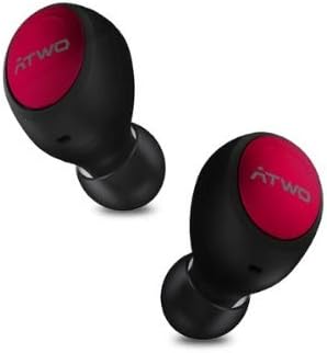 ATWO Premium 5.0 Bluetooth Слушалки AT251 Безжични Слушалки Яркото качество на звука (червен Диамант)