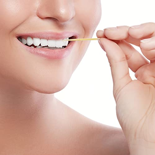 EXCEART 1100шт за Еднократна употреба Межзубные Четки Преносими Пластмасови клечки за Зъби Хигиена на устната Кухина за