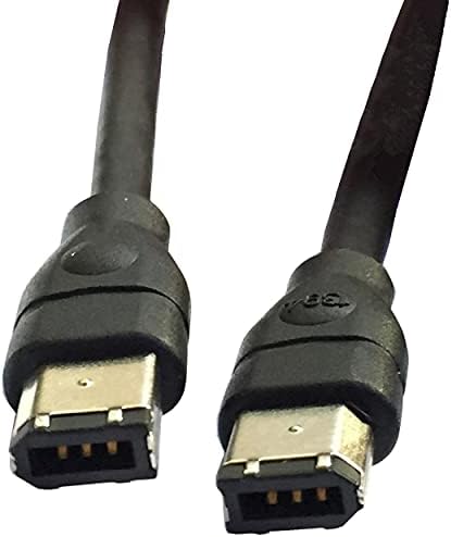 Съединители IEEE1394B 6P Male to 6P Male Кабел Black IEEE 1394 Firewire 400 to Firewire 400 Кабел - (Дължина на кабела: